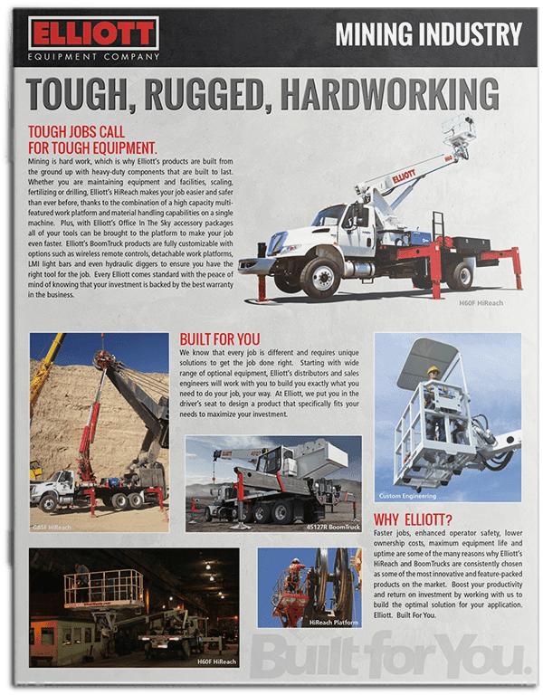 Mining Industry brochure cover