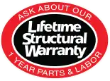 lifetime structural warranty badge