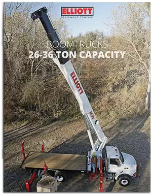 Boomtruck 26-36 ton capacity Brochure Cover