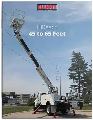 HiReach 45-65 feet brochure cover