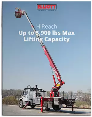 HiReach 5900 pound lifting capacity brochure cover
