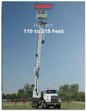 HiReach 110-215 feet brochure cover