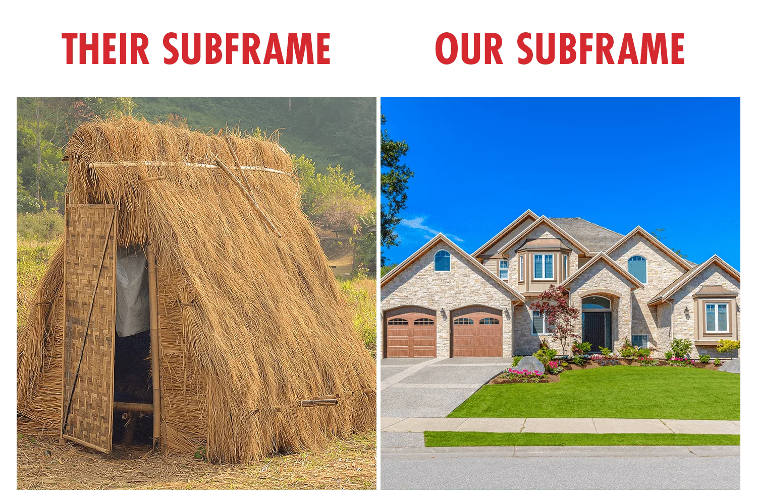 their subframe vs our subframe